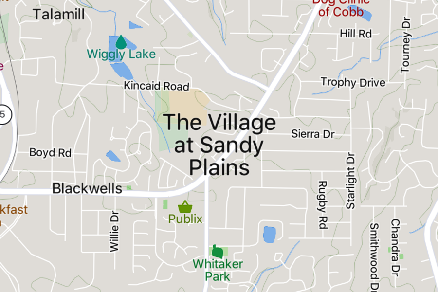 THE VILLAGE AT SANDY PLAINS